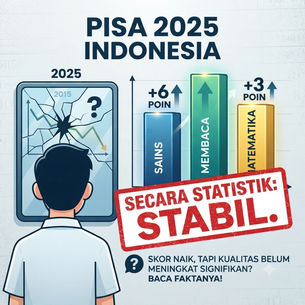PISA 2025: Indonesia Naik, tetapi Belum Bisa Disebut Membaik