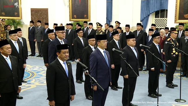 Reshuffle Kabinet! Ini Daftar Lengkap Menteri dan Pejabat yang Dilantik Prabowo Hari Ini