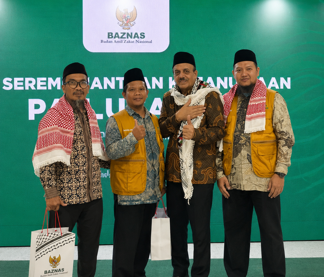 LAZSIP Hadiri Seremonial Penyaluran Bantuan Kemanusiaan “Membasuh Luka Palestina” yang Digelar BAZNAS
