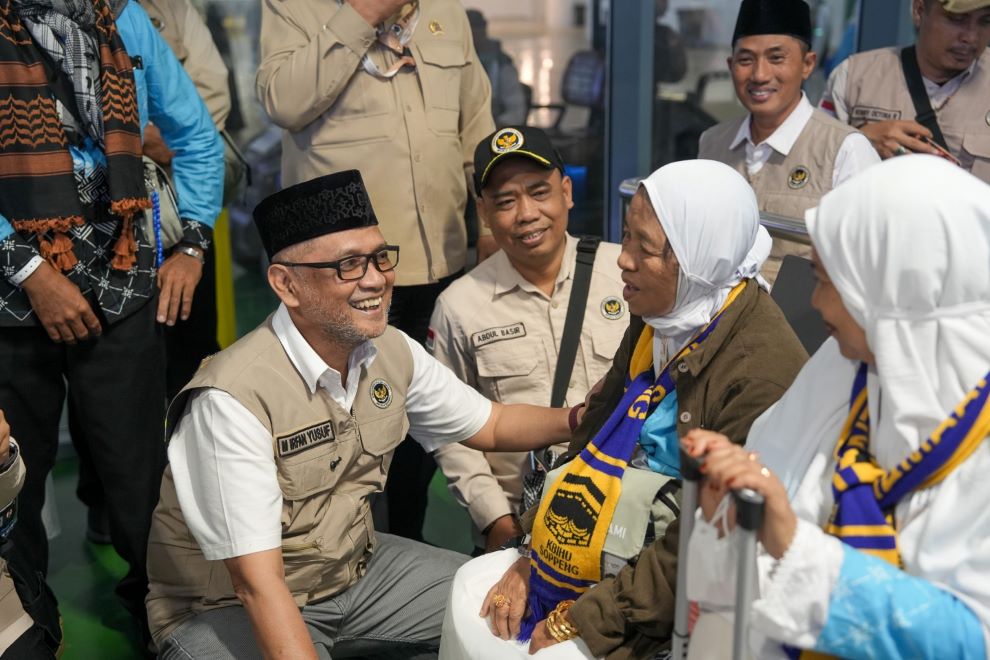 Menhaj Lepas Kepulangan Kloter Pertama Jemaah Haji Indonesia ke Tanah Air