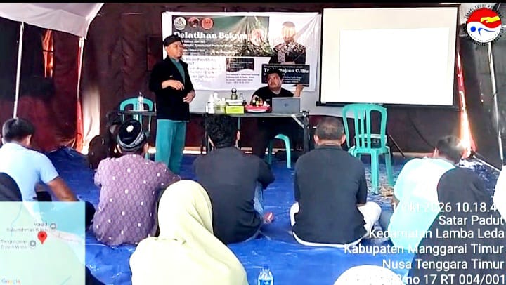 UAR Gelar Pelatihan Bekam di Pengungsian Penyintas Gempa Flores