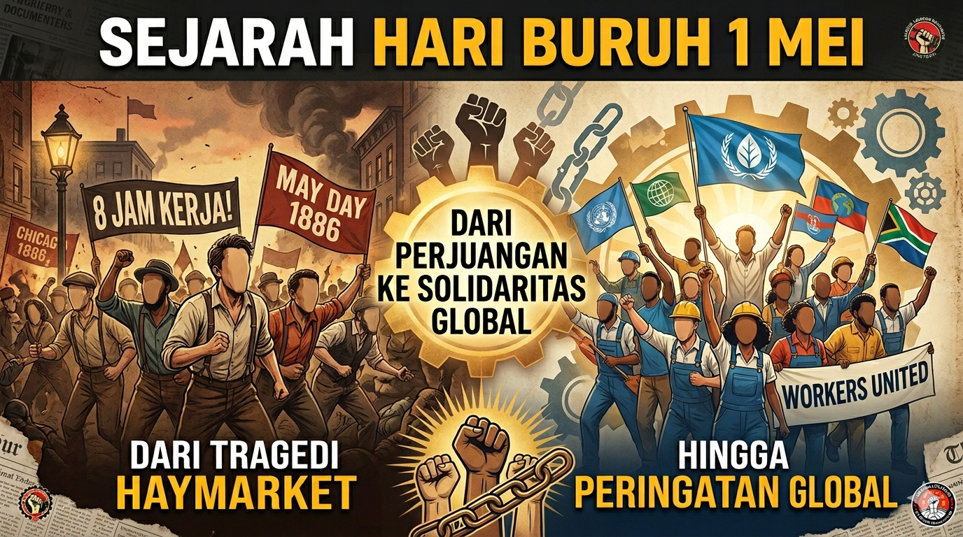 Sejarah Hari Buruh 1 Mei: Dari Tragedi Haymarket hingga Peringatan Global